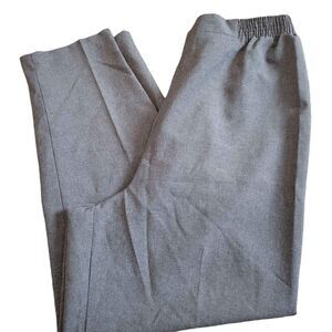 Women's Size 20W Gray Dress Pants Elastic Waistband Just for Women